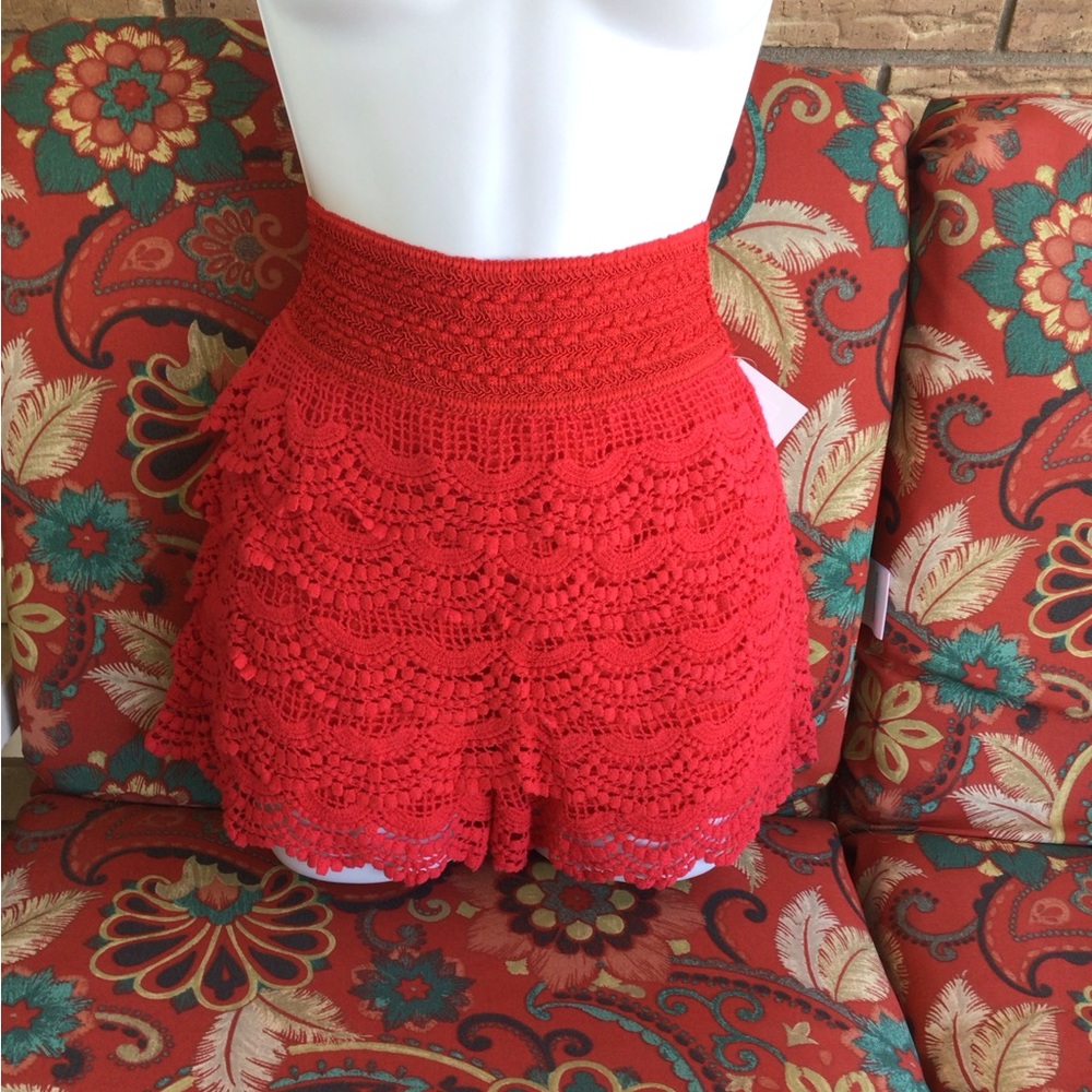 Crochet Shorts Sz M